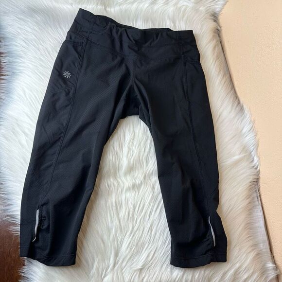 Athleta Dobby Be Free Knicker Capri Black Size XS - Picture 10 of 11